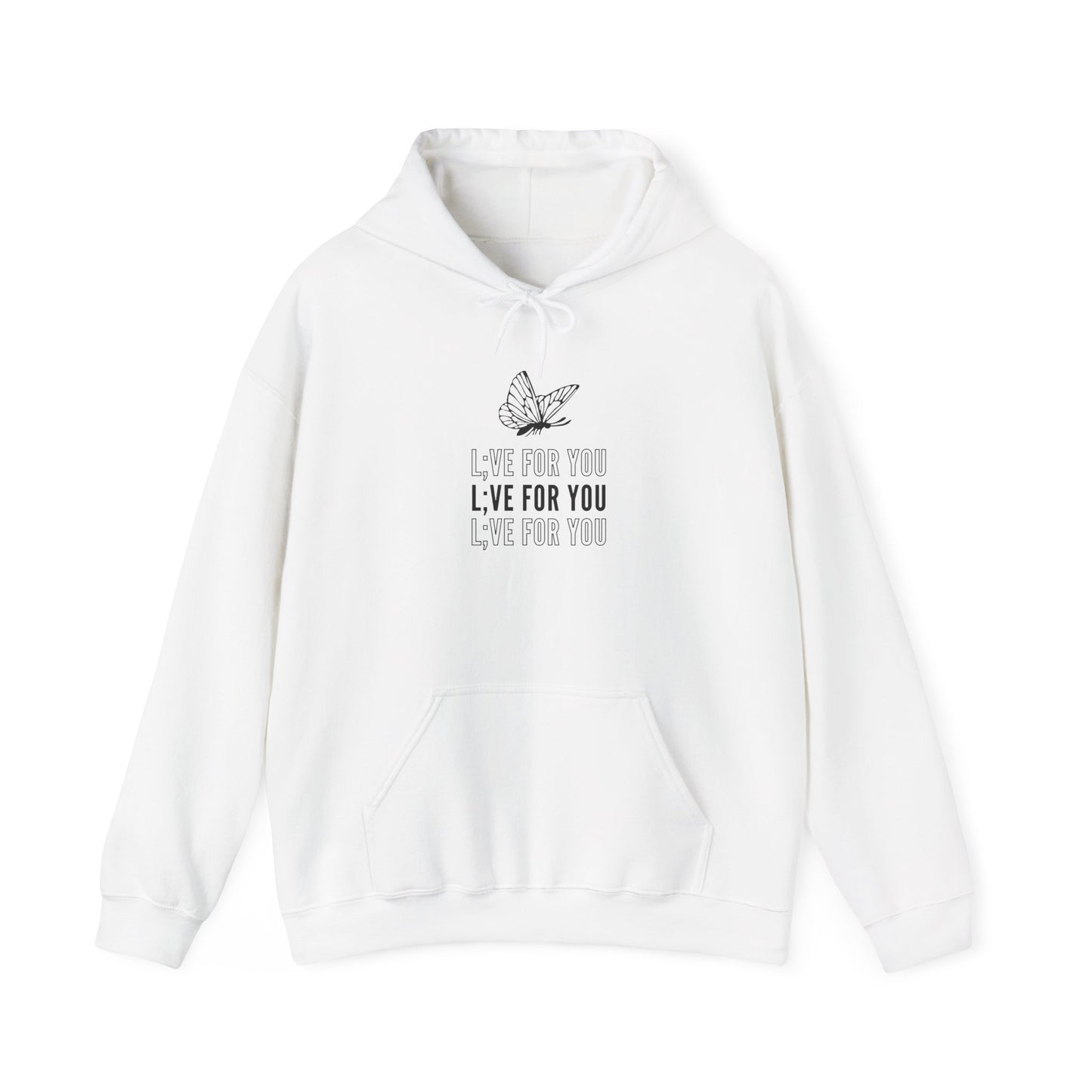 L;VE For You Butterfly Stack Hoodie