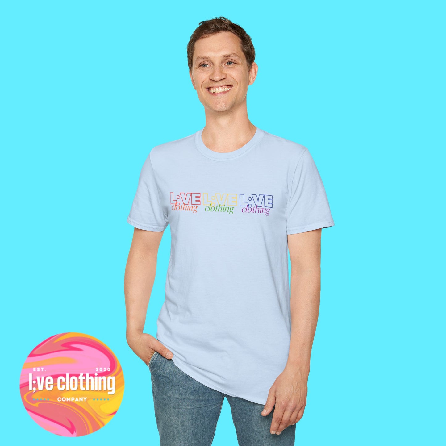 L;VE Clothing Rainbow Pride Tee
