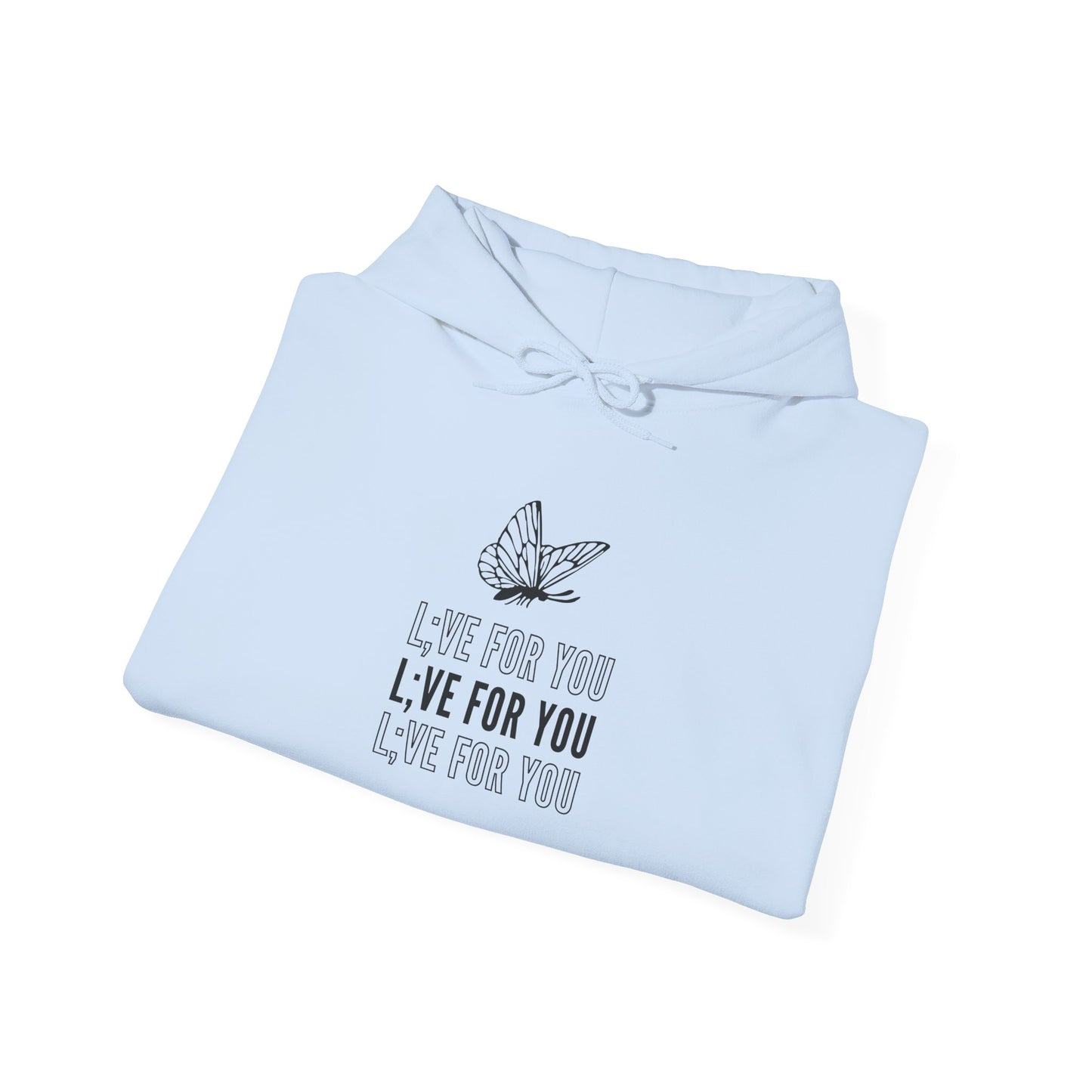 L;VE For You Butterfly Stack Hoodie