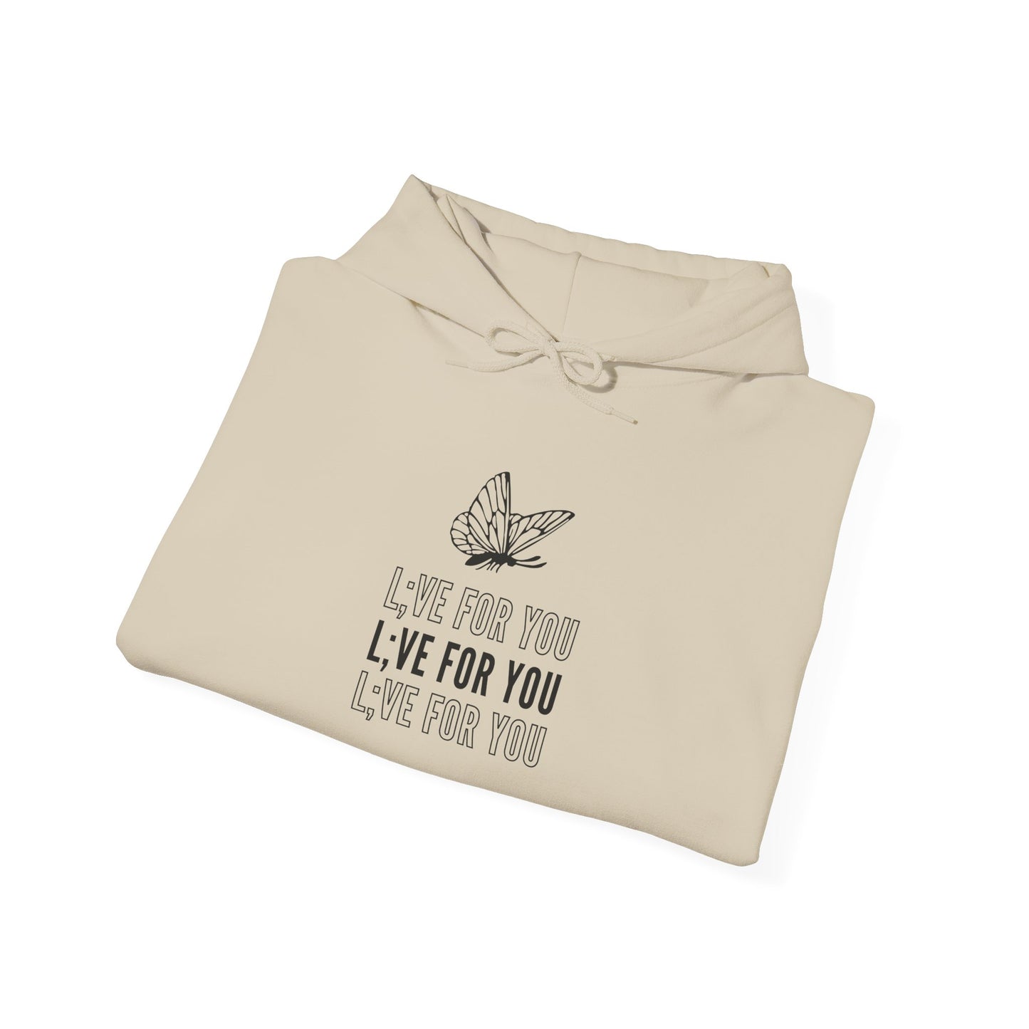 L;VE For You Butterfly Stack Hoodie