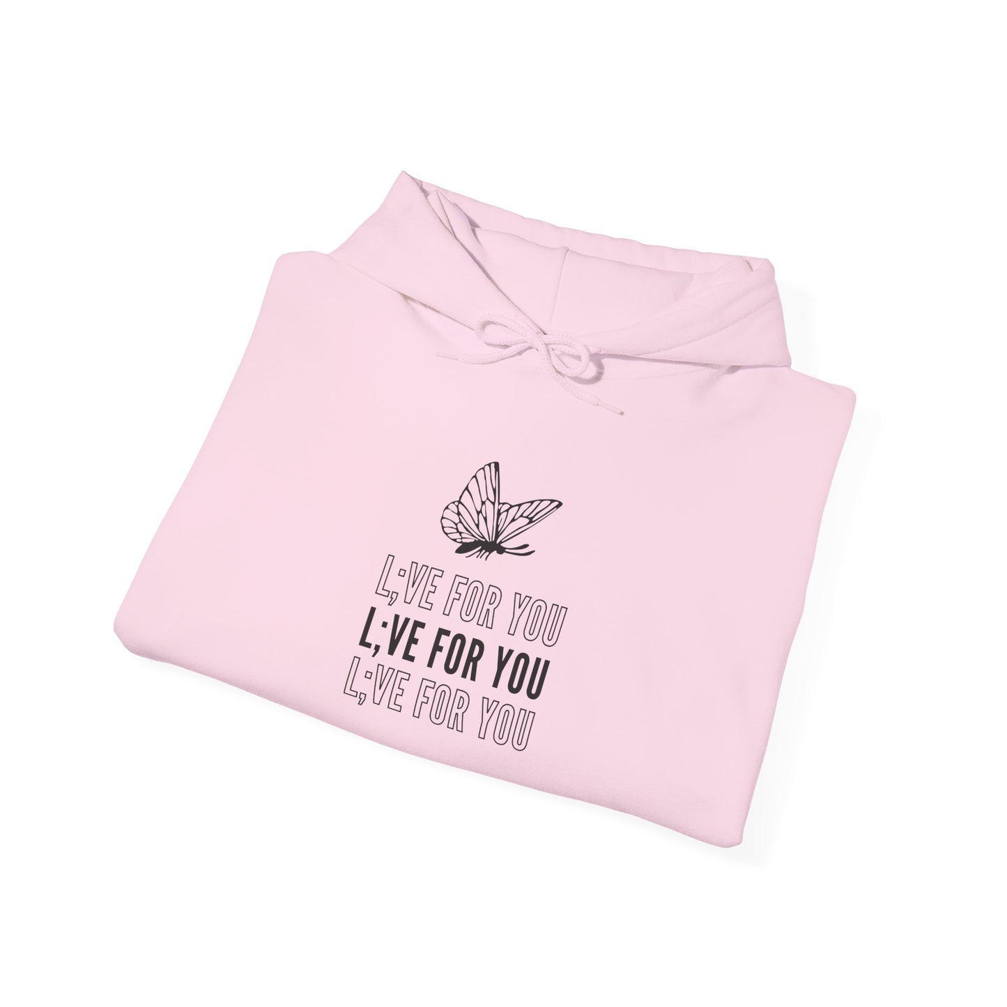 L;VE For You Butterfly Stack Hoodie