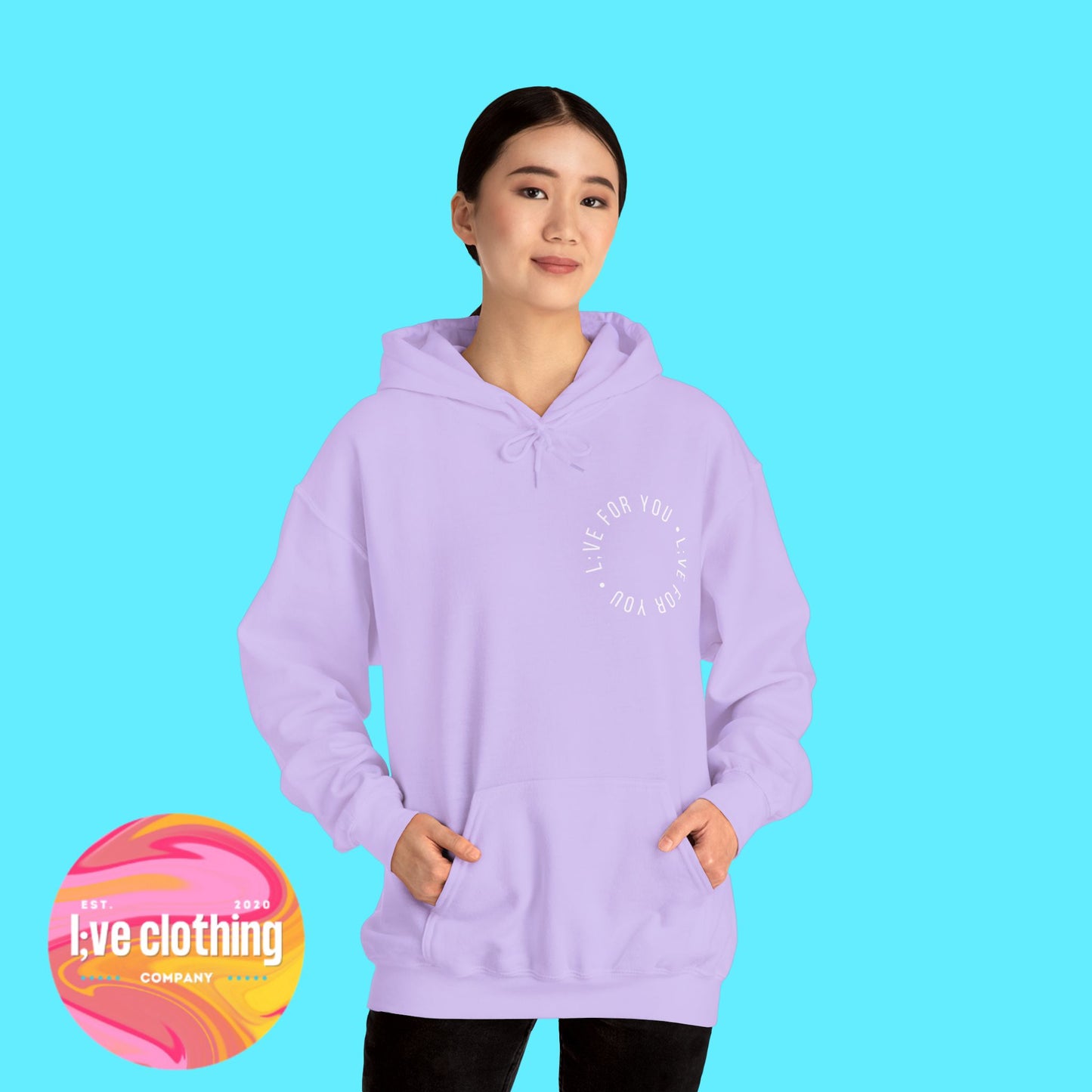Live For You Circle Logo Hoodie