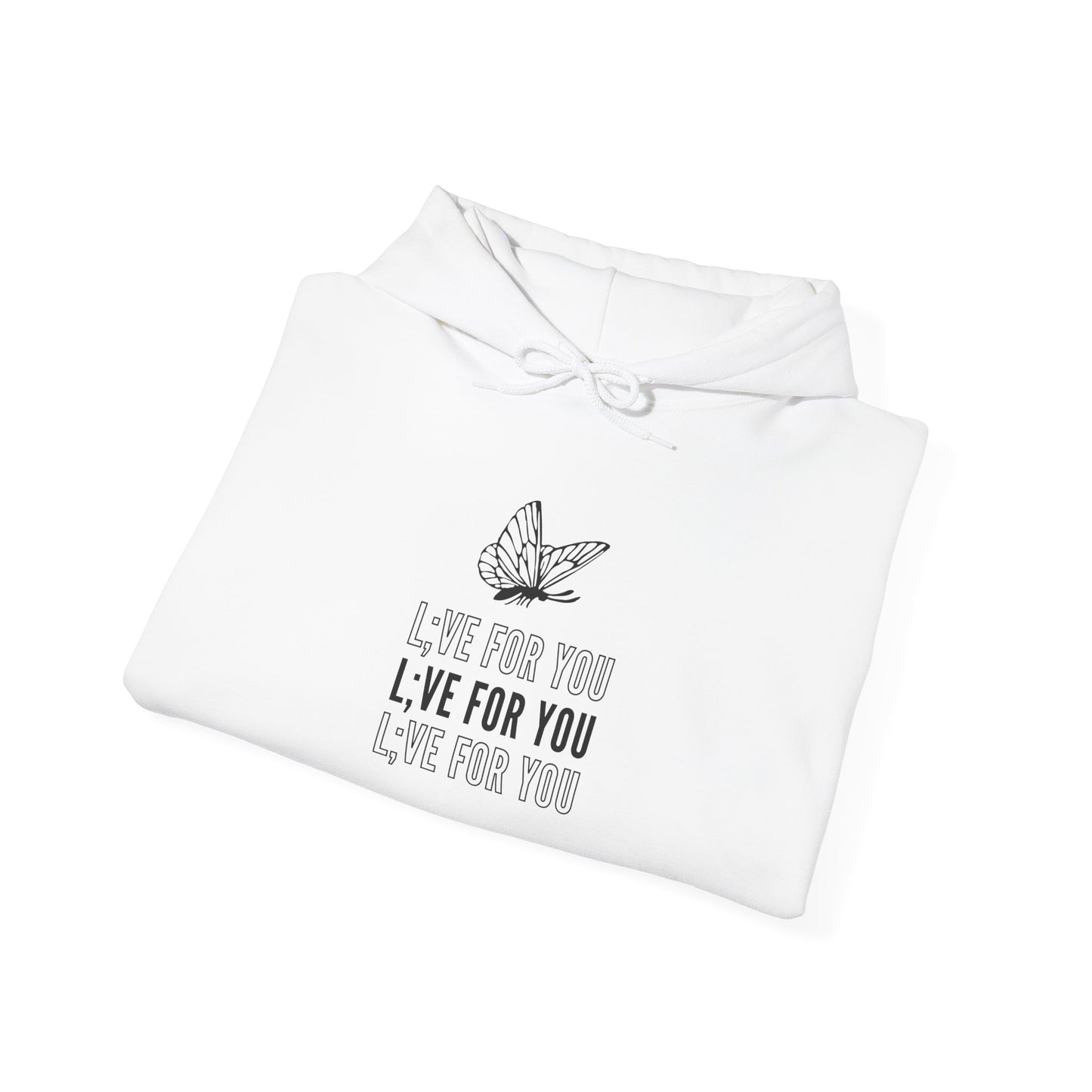 L;VE For You Butterfly Stack Hoodie