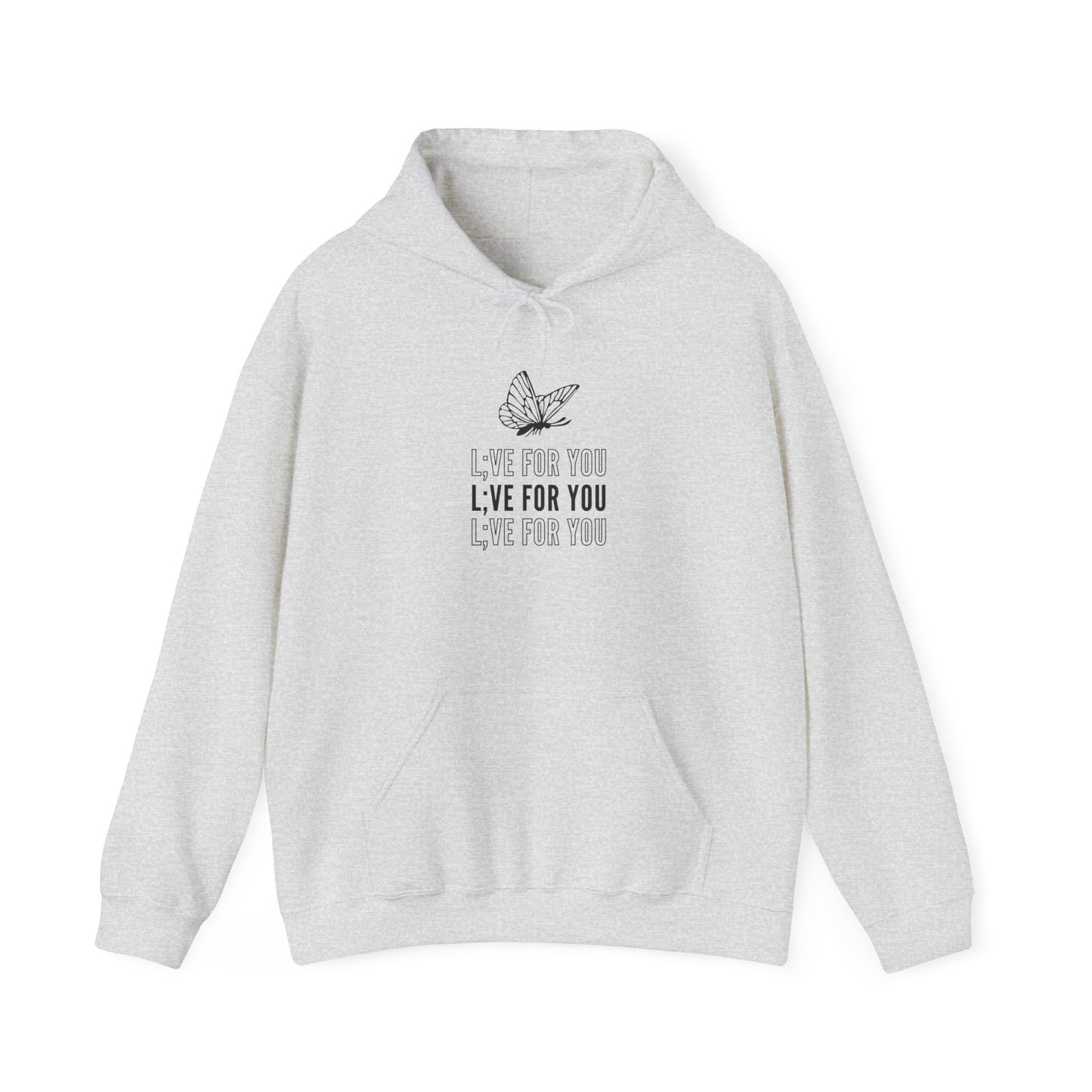 L;VE For You Butterfly Stack Hoodie