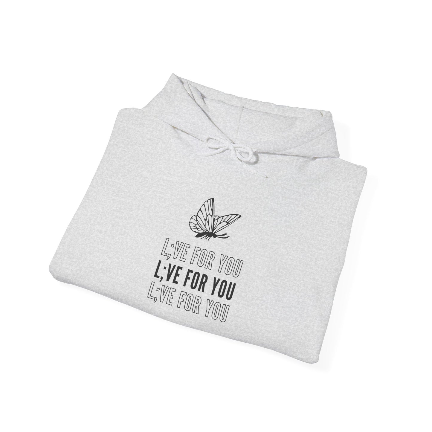 L;VE For You Butterfly Stack Hoodie
