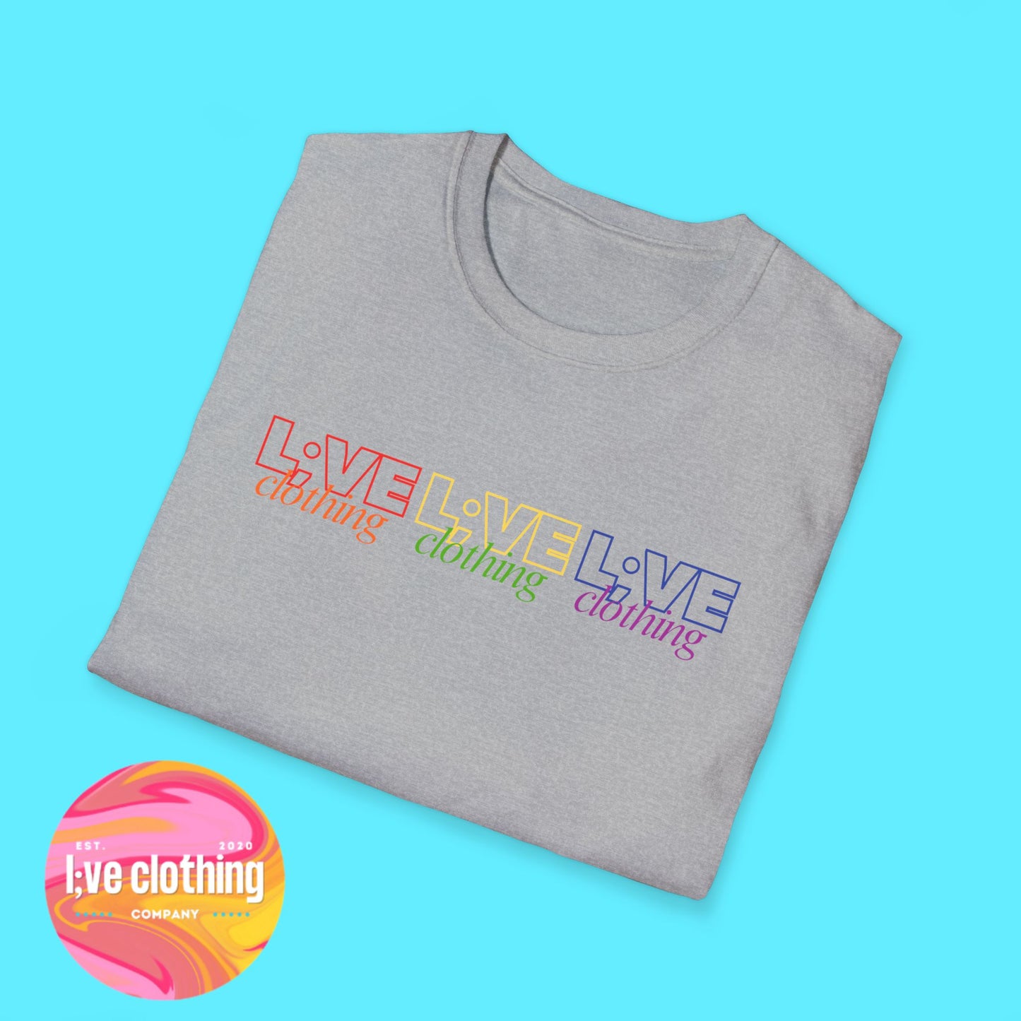 L;VE Clothing Rainbow Pride Tee