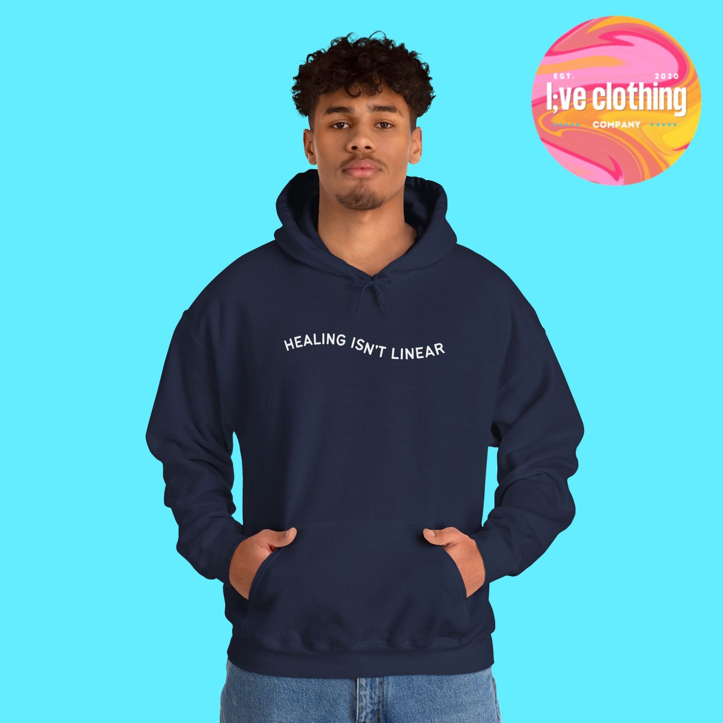Healing Isn't Linear Hoodie
