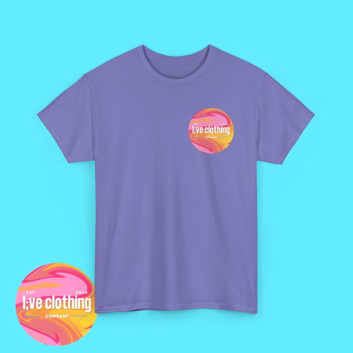L;VE Clothing Swirl Logo Tee