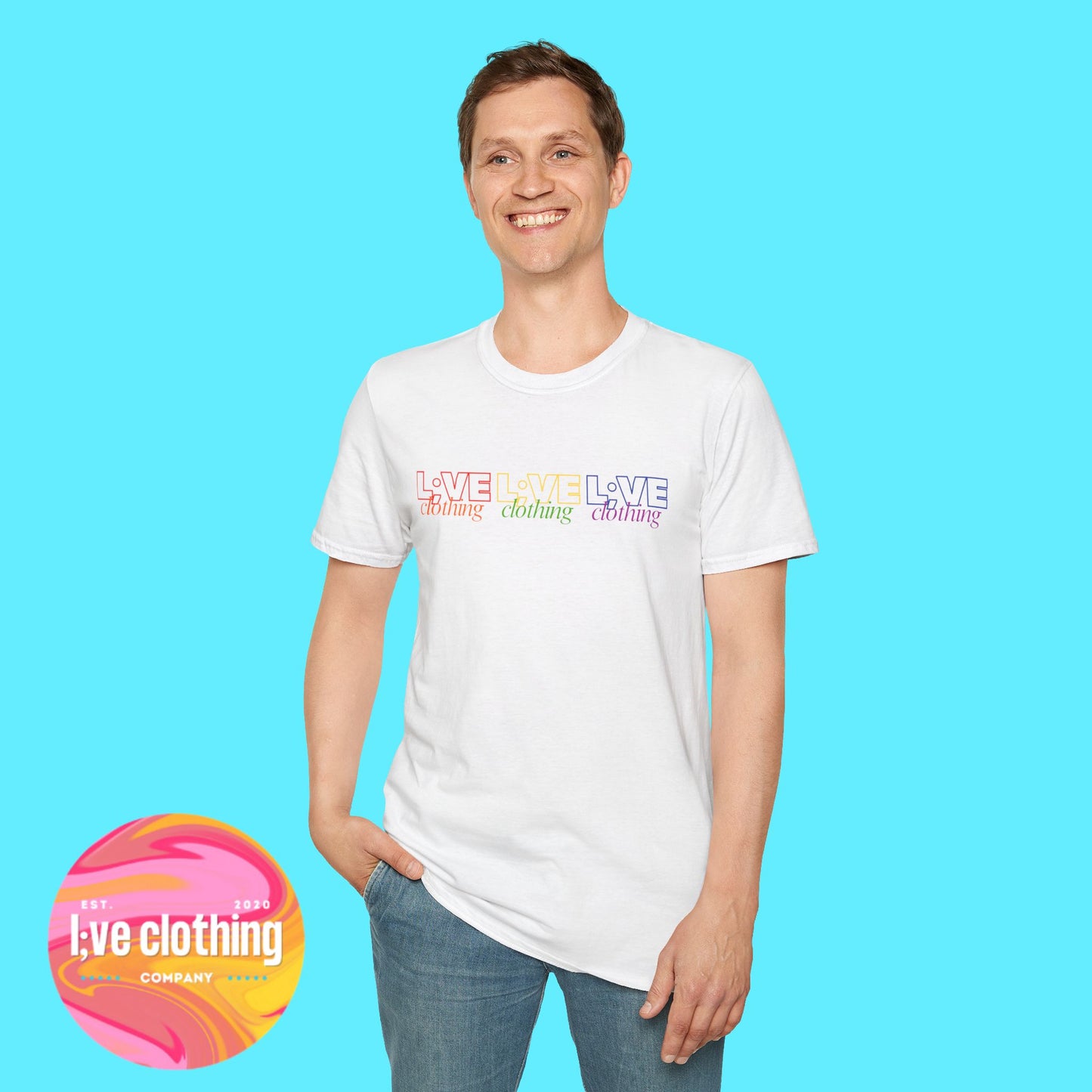 L;VE Clothing Rainbow Pride Tee