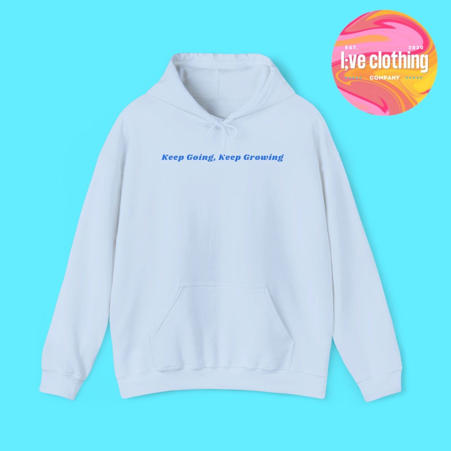 Keep Going, Keep Growing Butterfly Hoodie