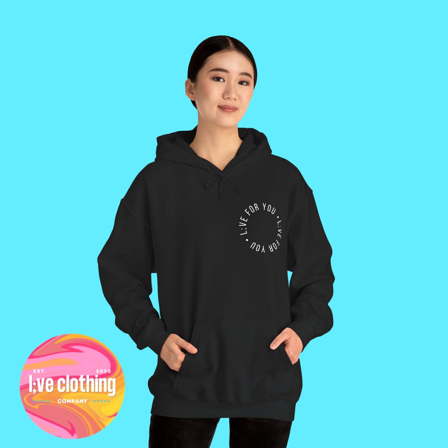 Live For You Circle Logo Hoodie