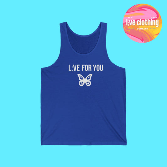 L;VE For You Butterfly Tank Top