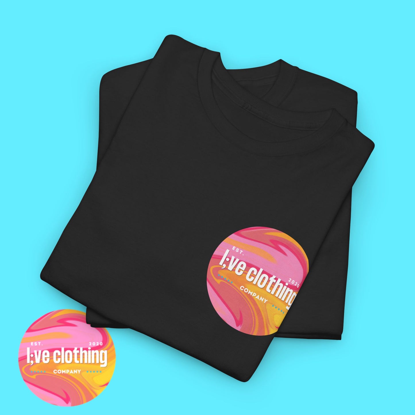 L;VE Clothing Swirl Logo Tee