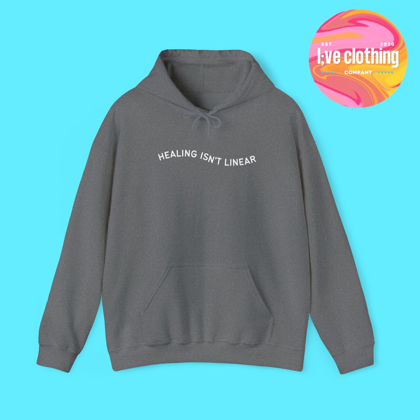 Healing Isn't Linear Hoodie