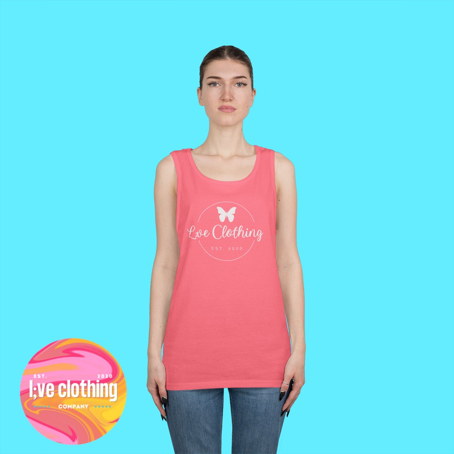 L;VE Clothing Circle Logo Tank Top