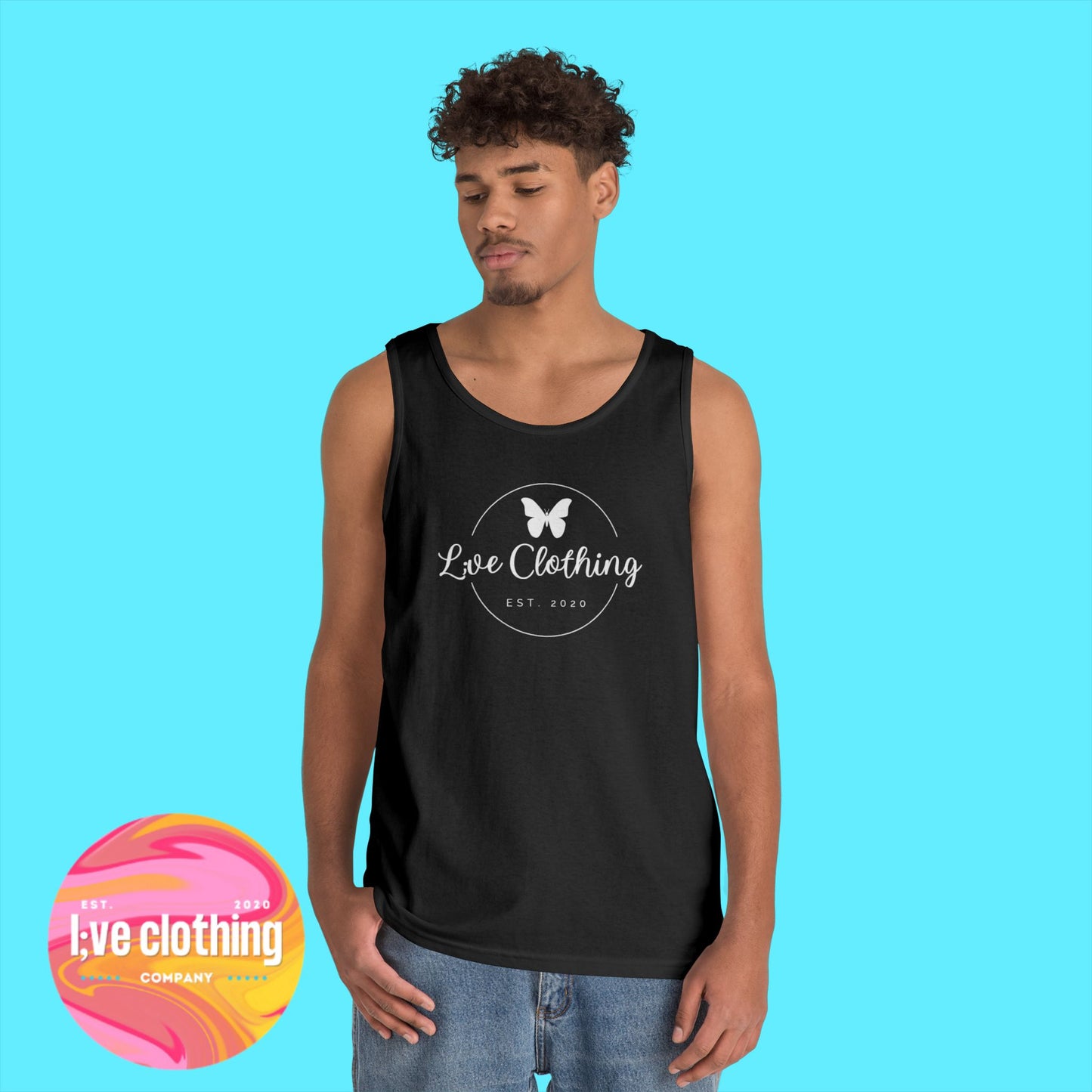 L;VE Clothing Circle Logo Tank Top