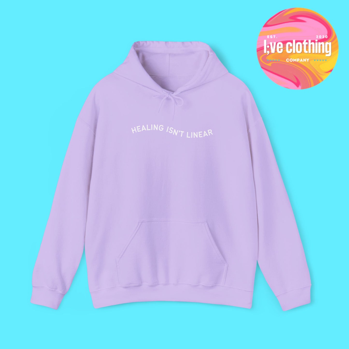 Healing Isn't Linear Hoodie