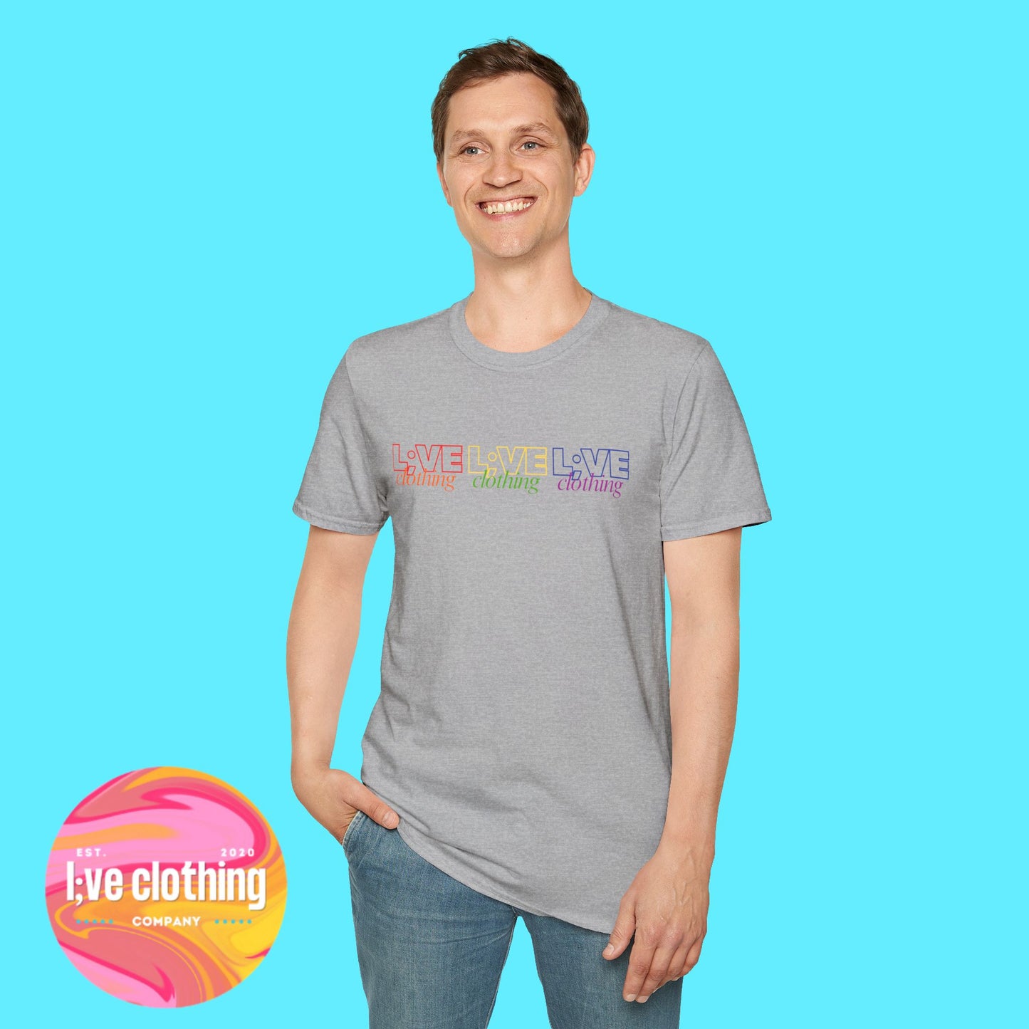 L;VE Clothing Rainbow Pride Tee