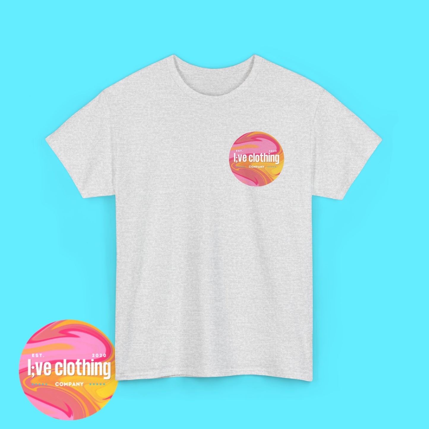 L;VE Clothing Swirl Logo Tee