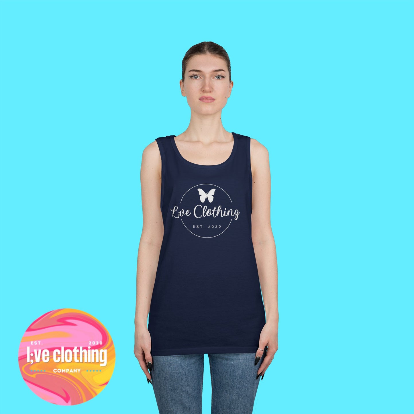 L;VE Clothing Circle Logo Tank Top
