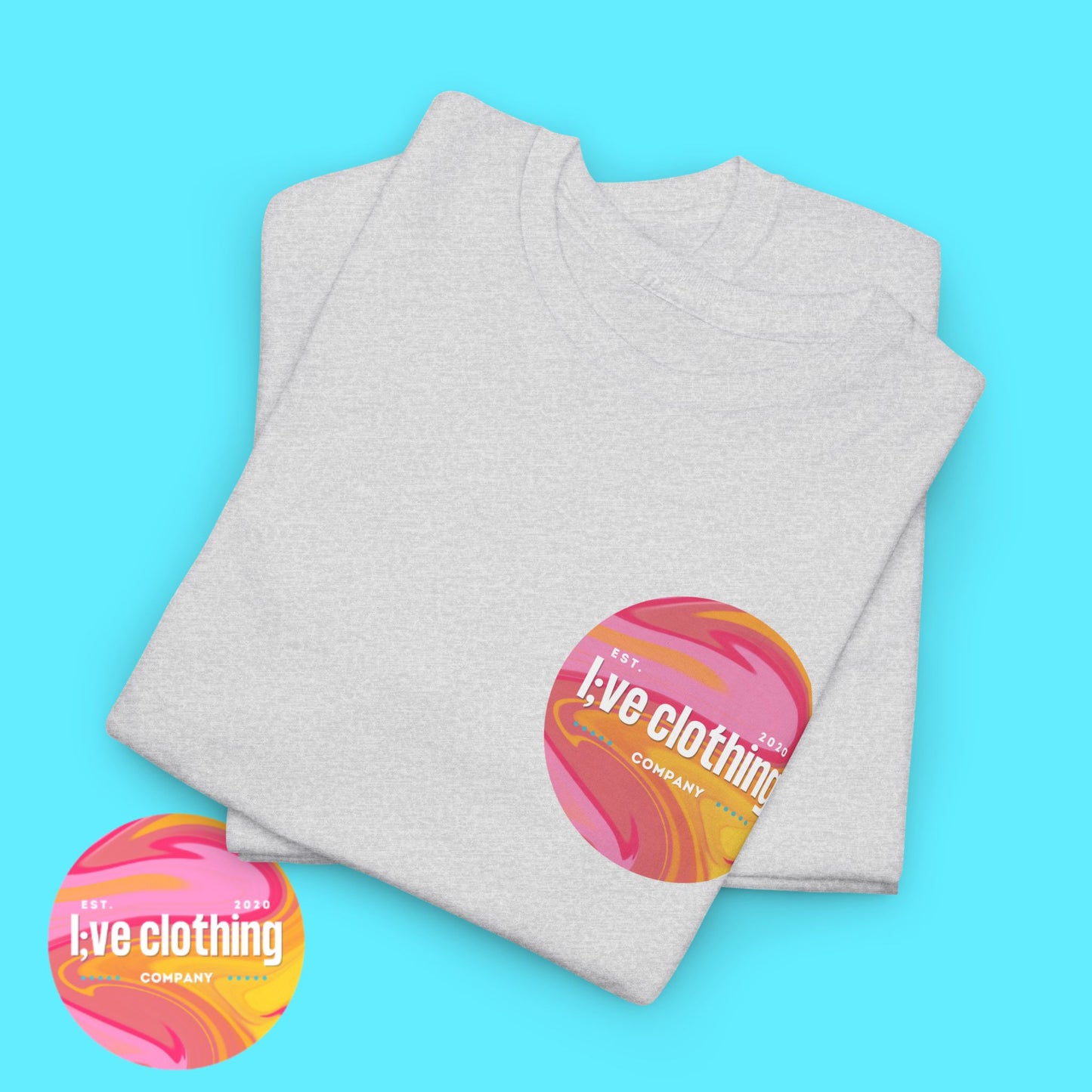 L;VE Clothing Swirl Logo Tee
