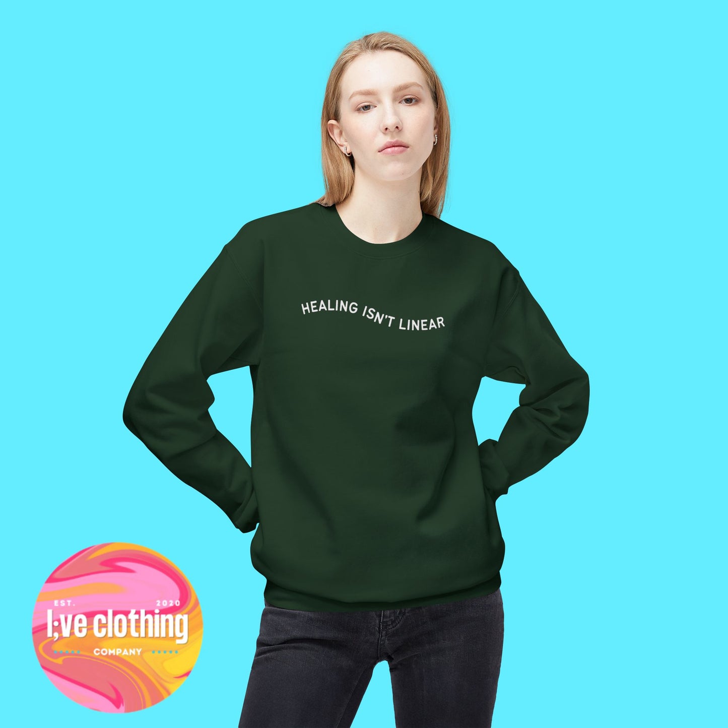Healing Isn't Linear Sweatshirt