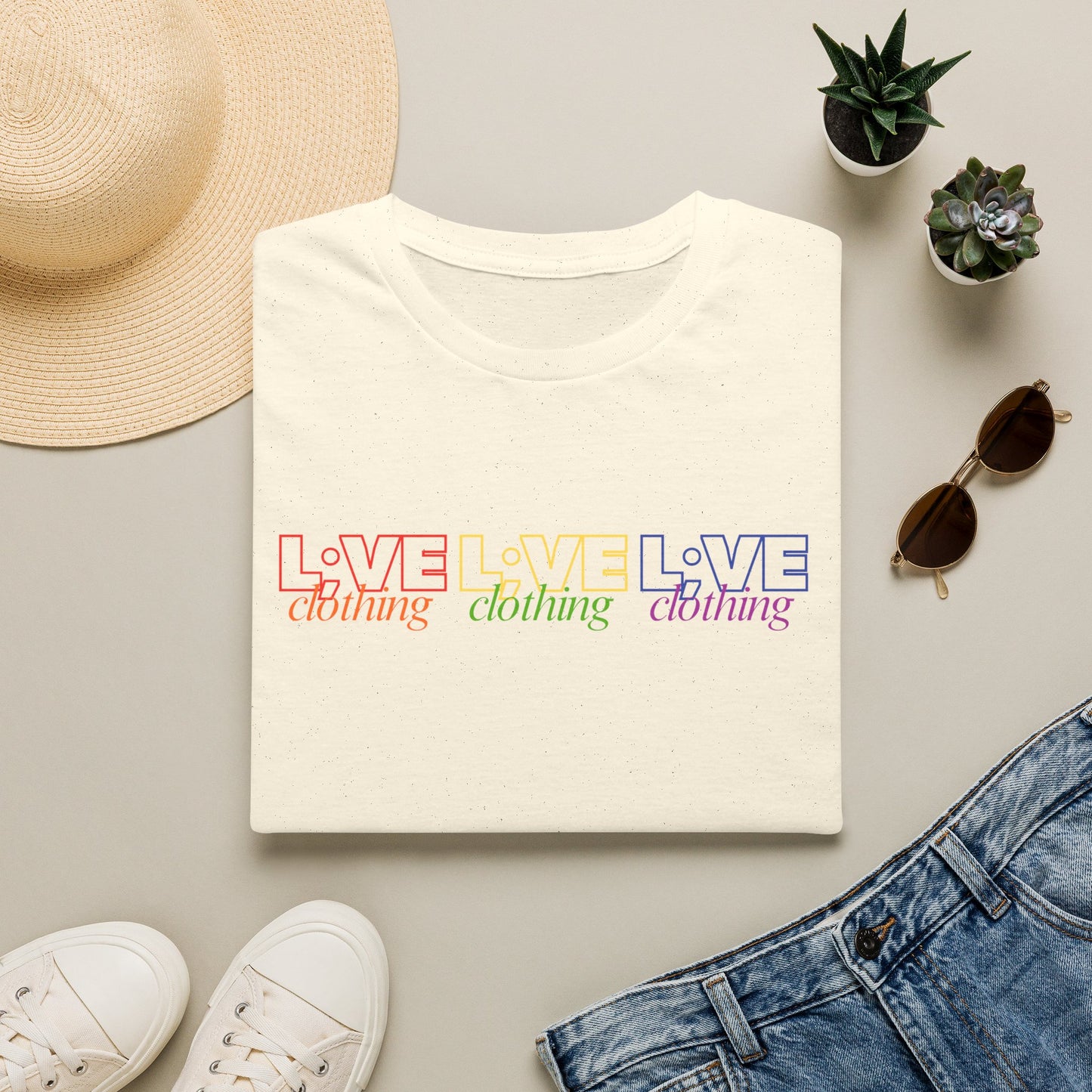L;VE Clothing Rainbow Pride Tee