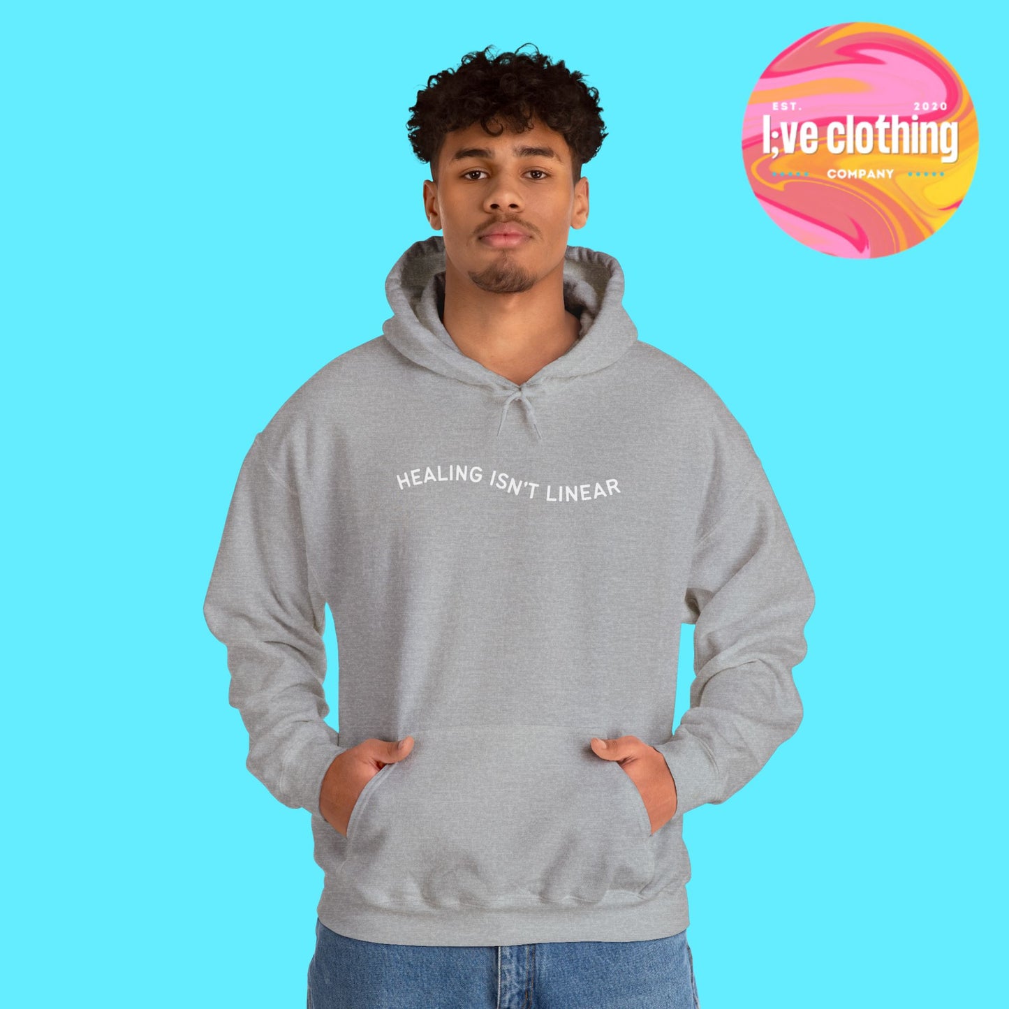 Healing Isn't Linear Hoodie