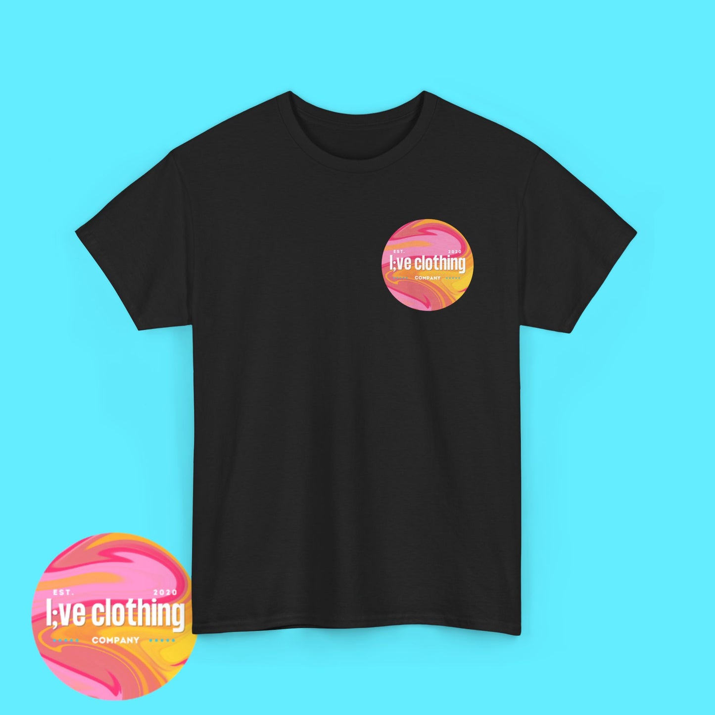 L;VE Clothing Swirl Logo Tee