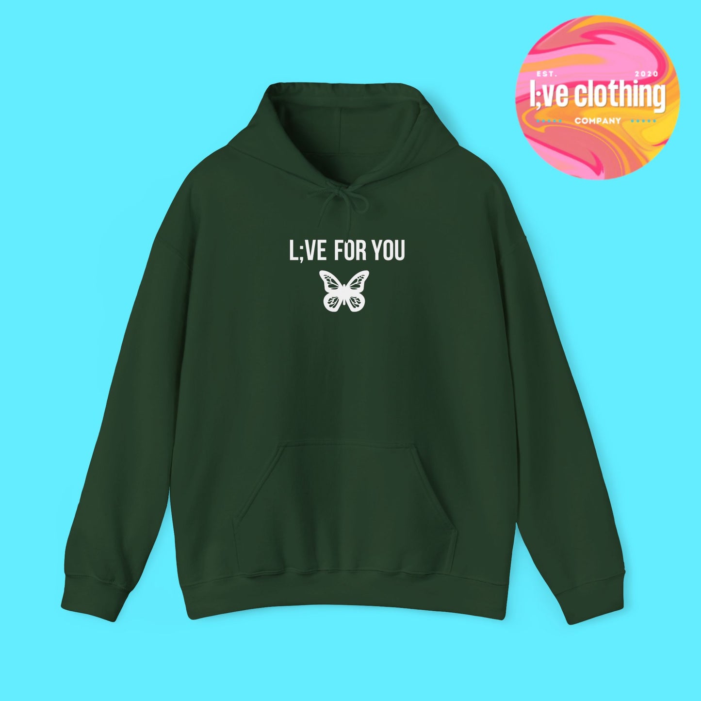 L;VE For You Butterfly Hoodie