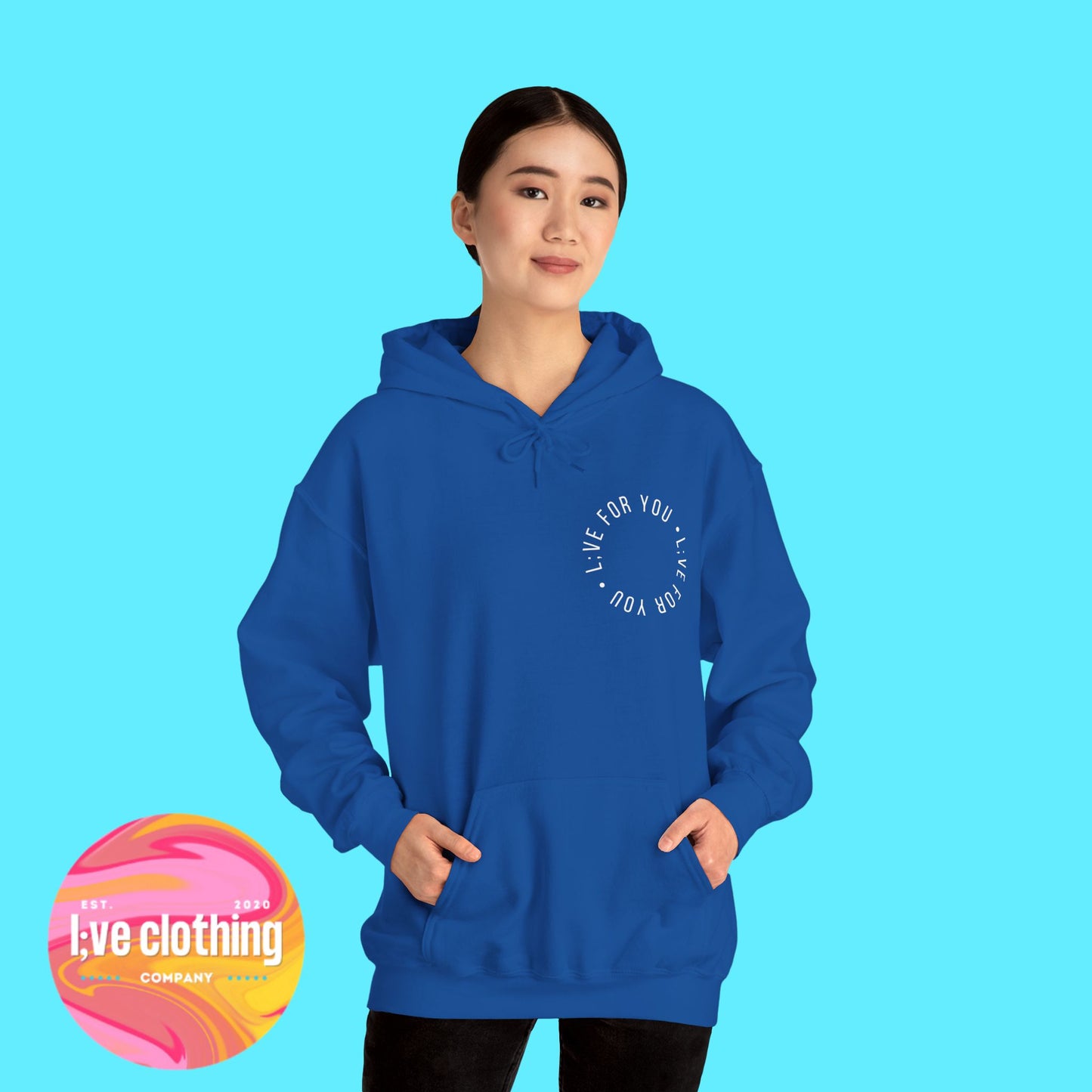 Live For You Circle Logo Hoodie