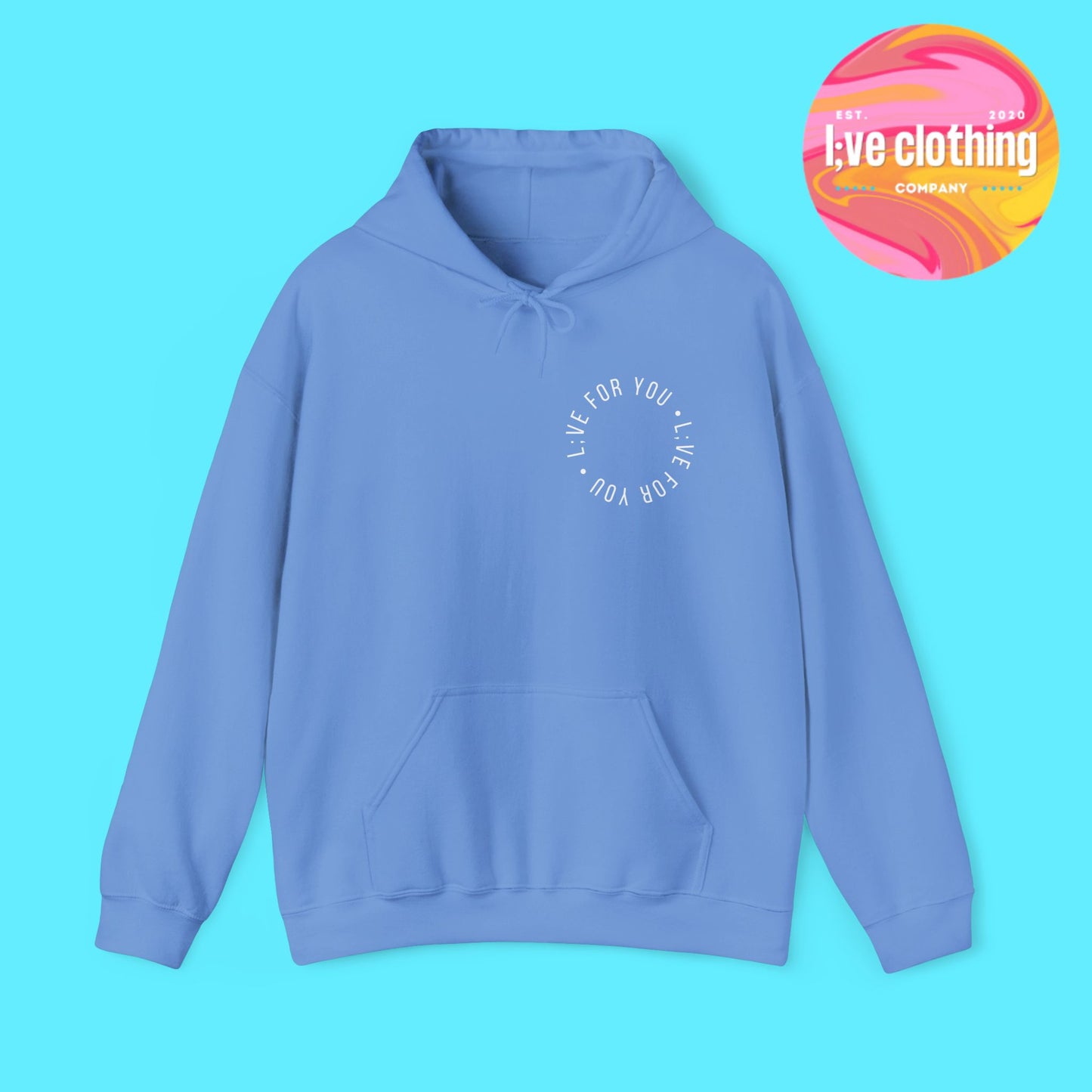 Live For You Circle Logo Hoodie