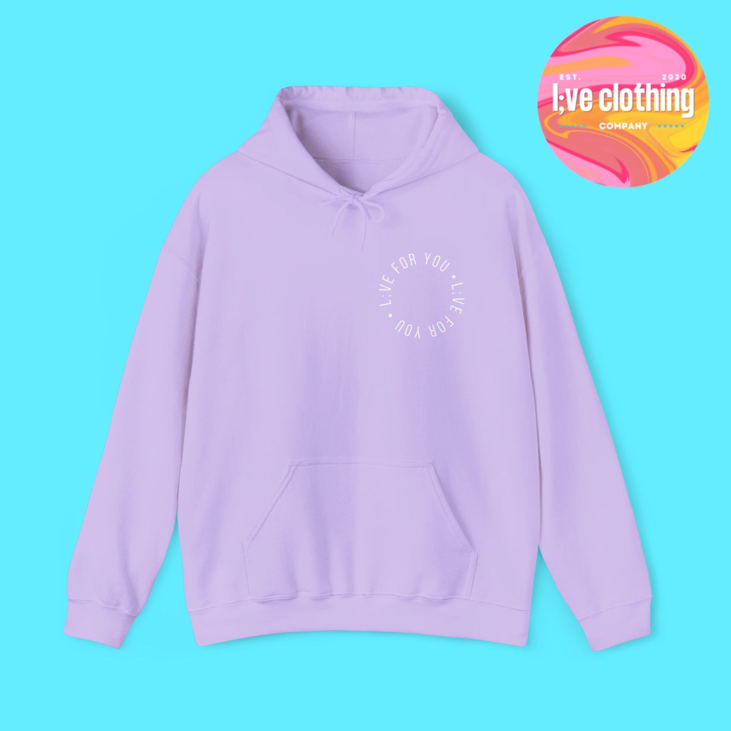 Live For You Circle Logo Hoodie