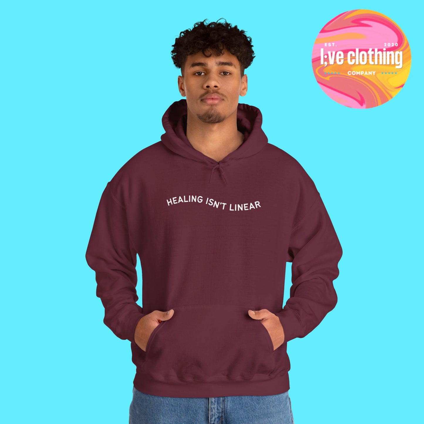 Healing Isn't Linear Hoodie