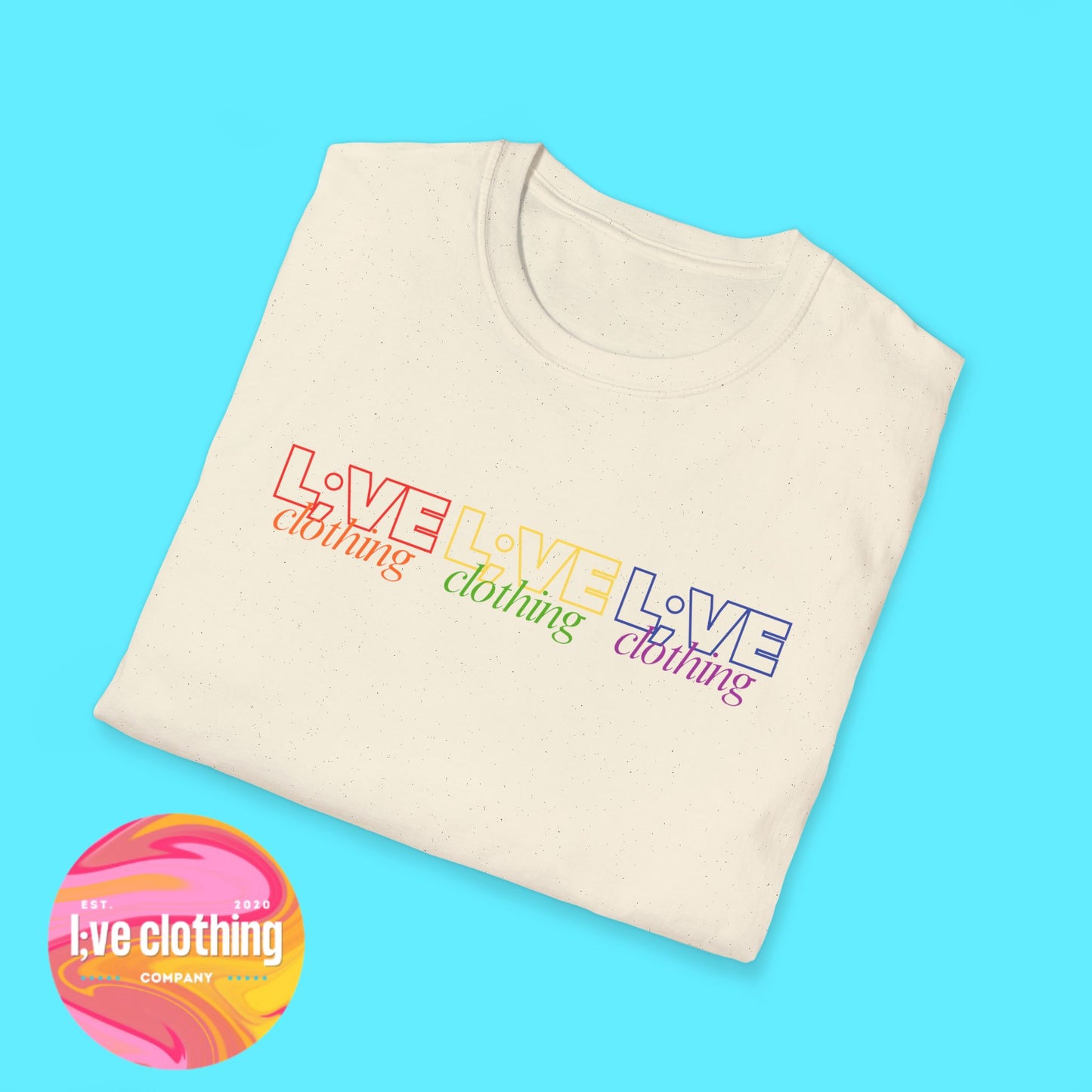L;VE Clothing Rainbow Pride Tee