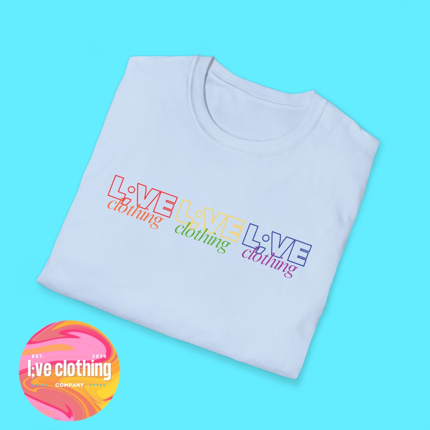 L;VE Clothing Rainbow Pride Tee