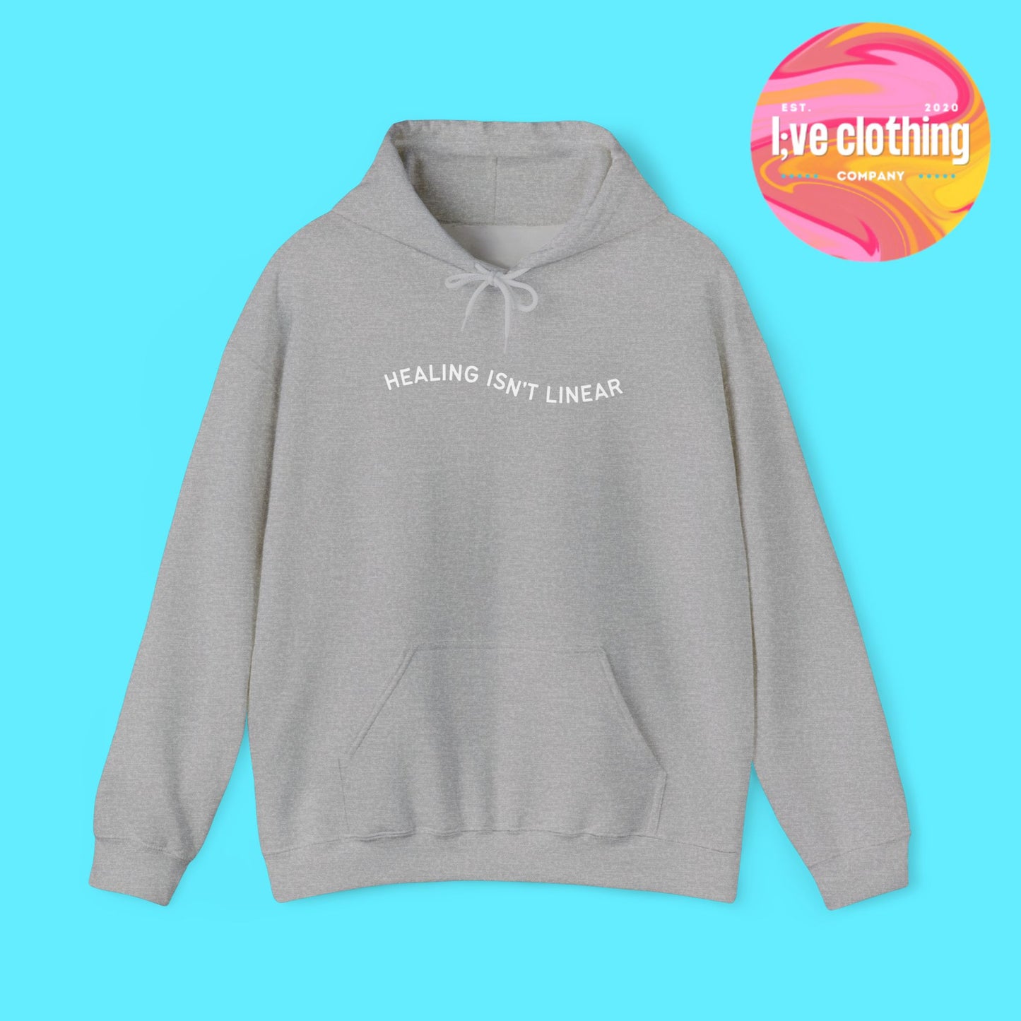 Healing Isn't Linear Hoodie