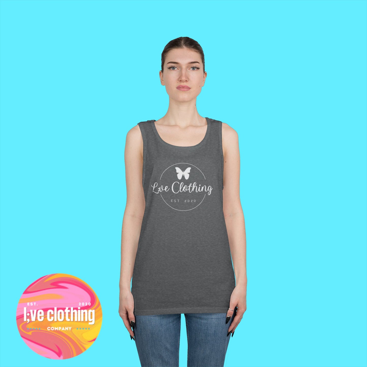 L;VE Clothing Circle Logo Tank Top