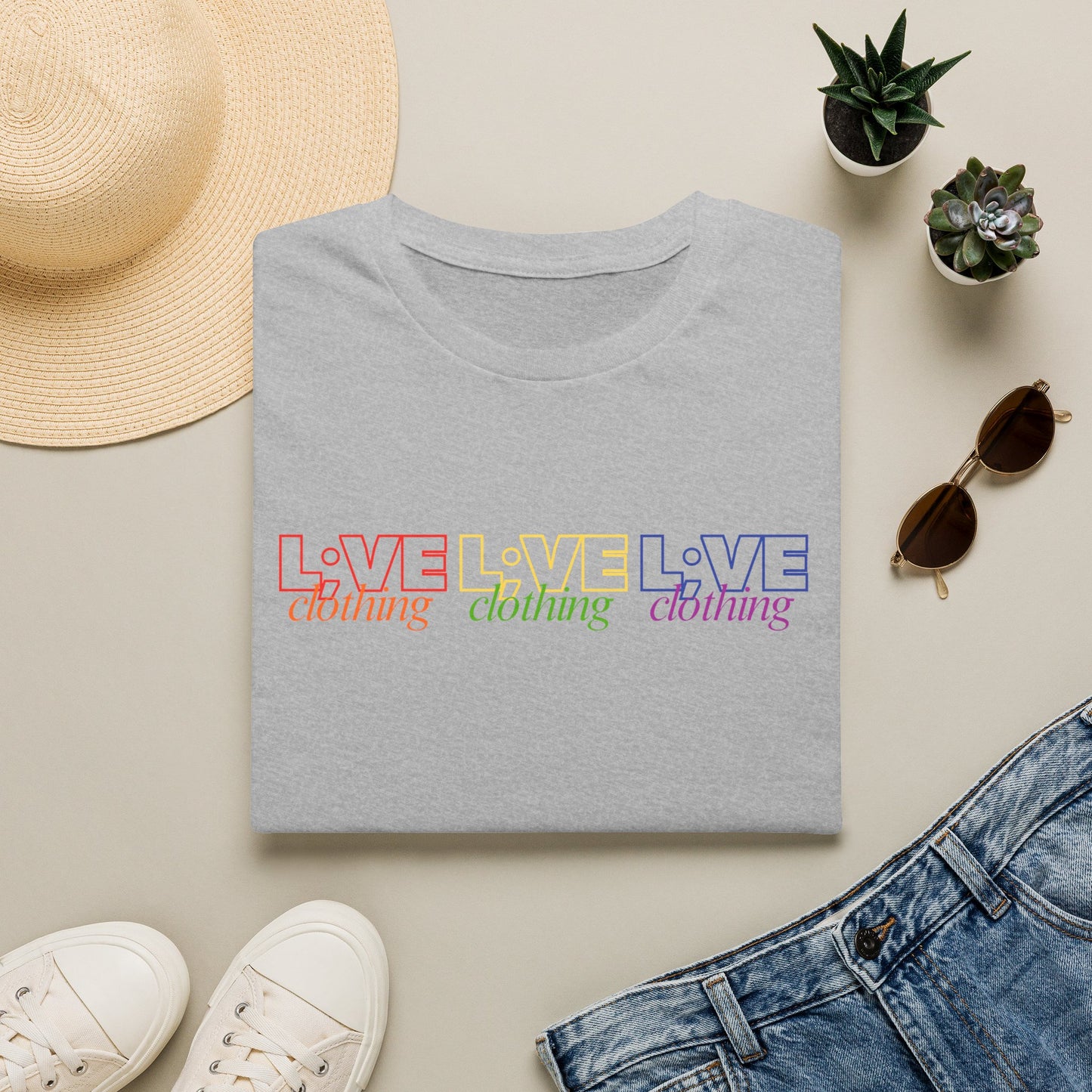 L;VE Clothing Rainbow Pride Tee