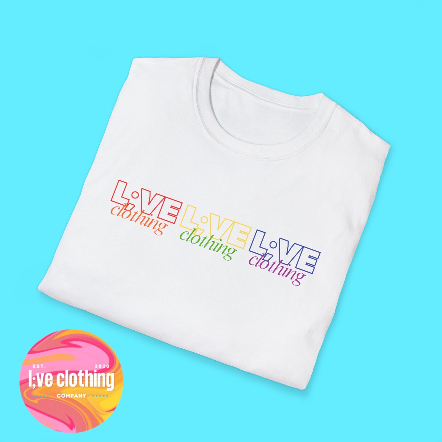 L;VE Clothing Rainbow Pride Tee