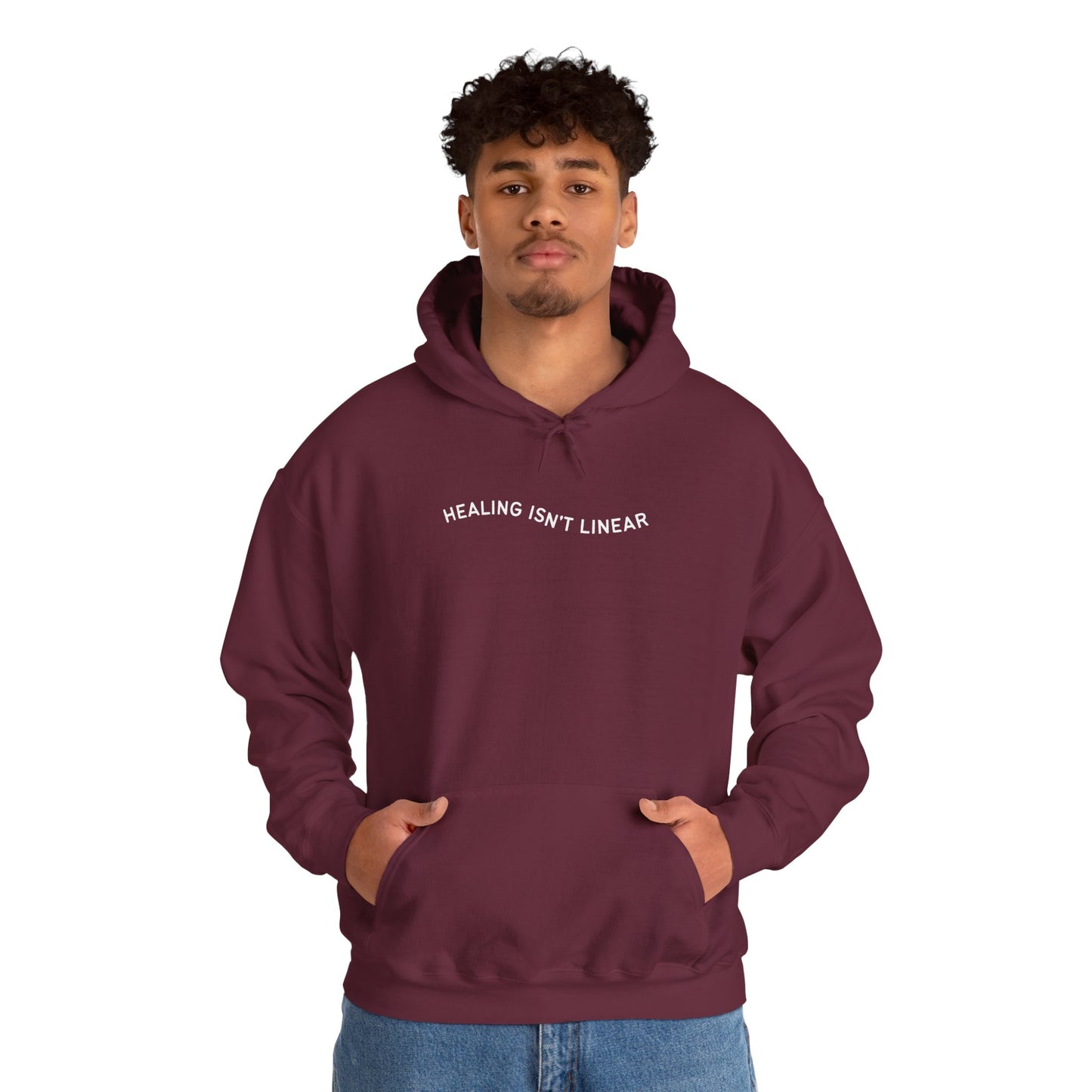 Healing Isn't Linear Hoodie