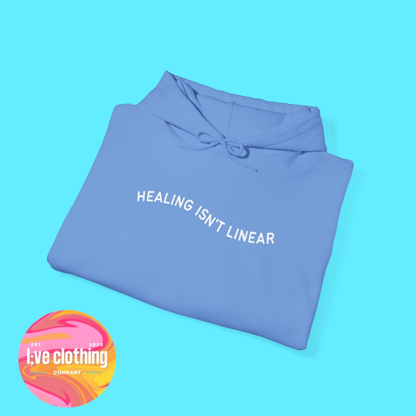 Healing Isn't Linear Hoodie