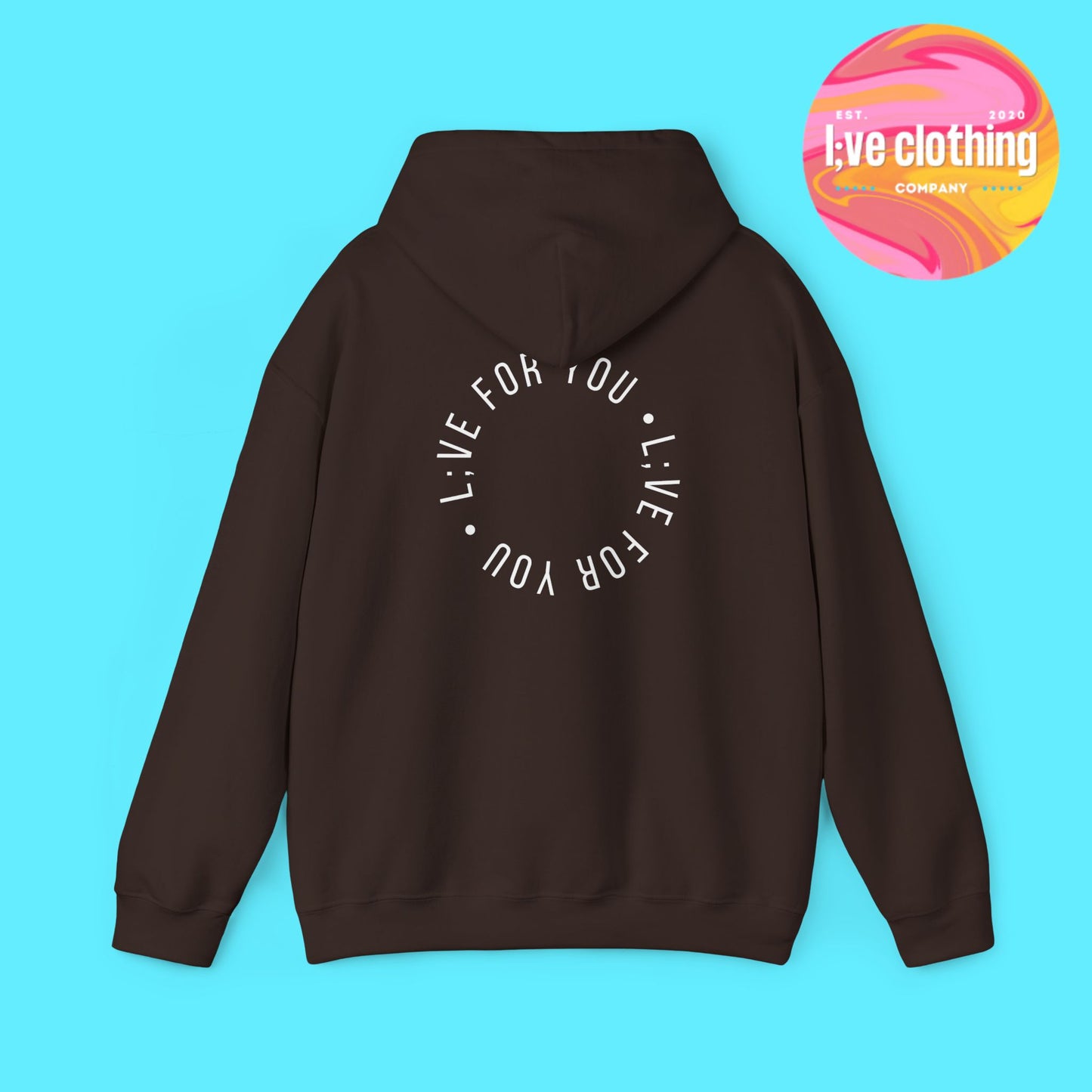 Live For You Circle Logo Hoodie
