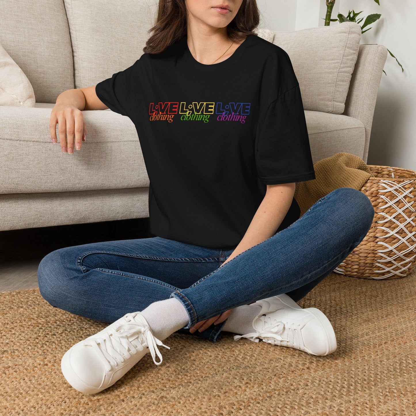 L;VE Clothing Rainbow Pride Tee