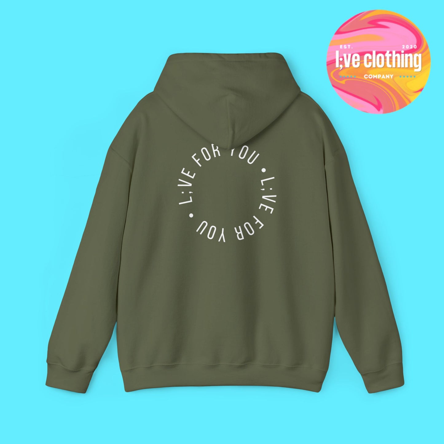 Live For You Circle Logo Hoodie