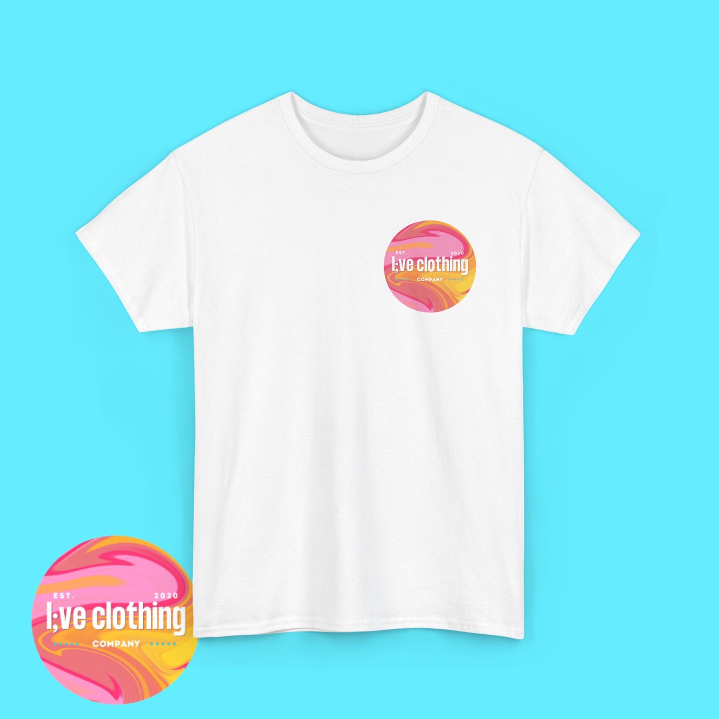 L;VE Clothing Swirl Logo Tee