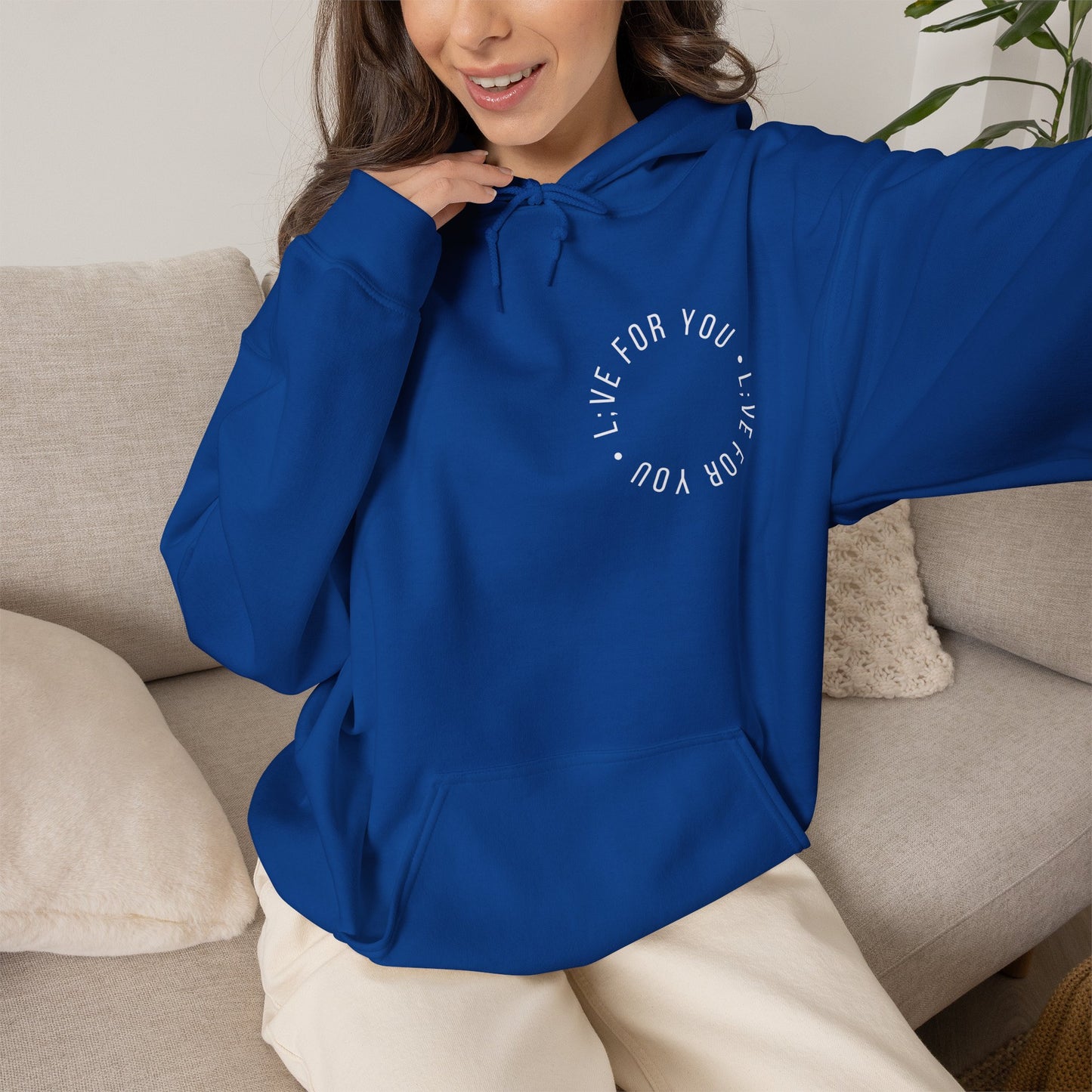 Live For You Circle Logo Hoodie