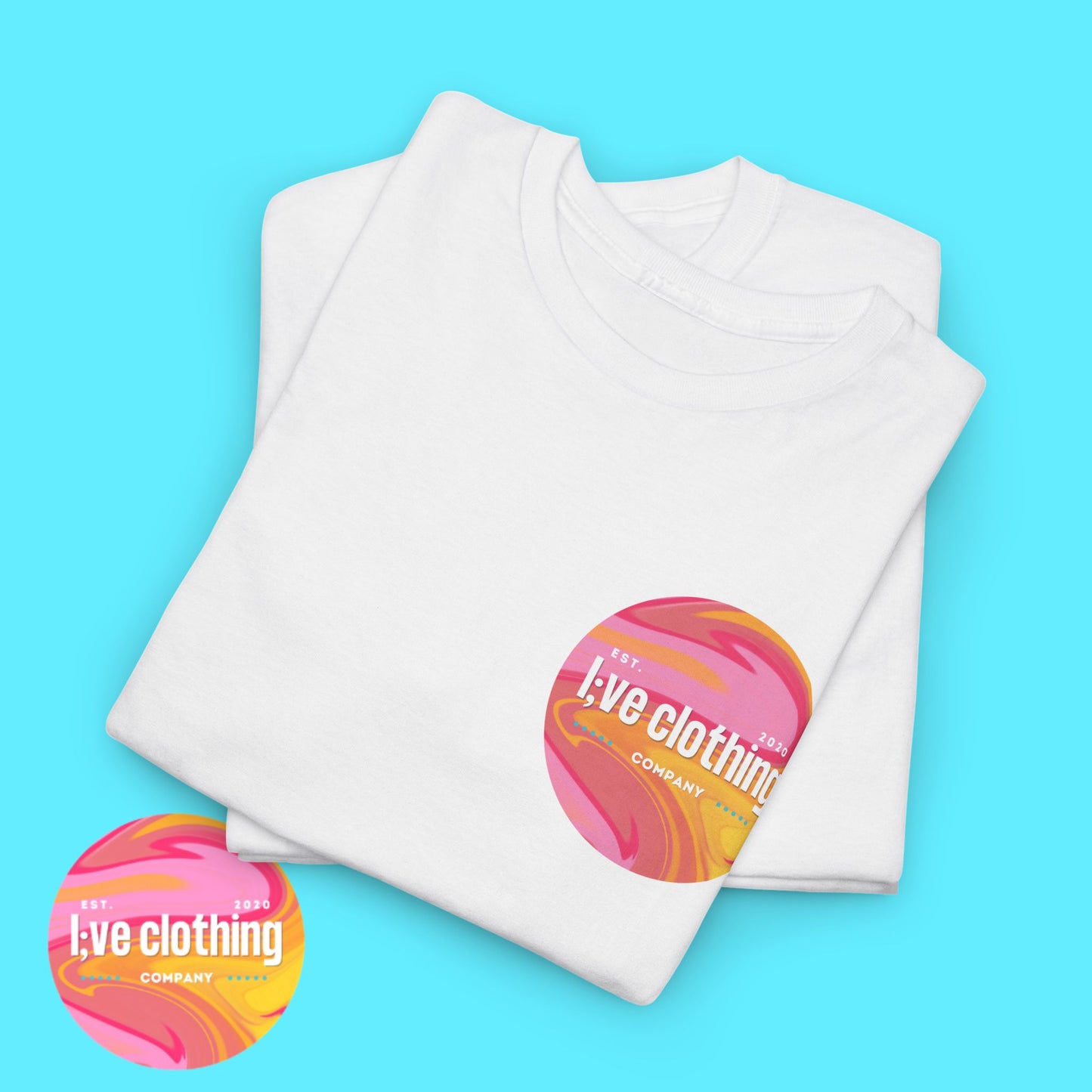 L;VE Clothing Swirl Logo Tee