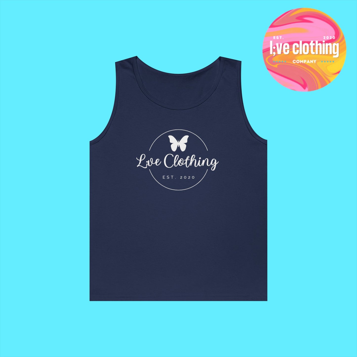 L;VE Clothing Circle Logo Tank Top
