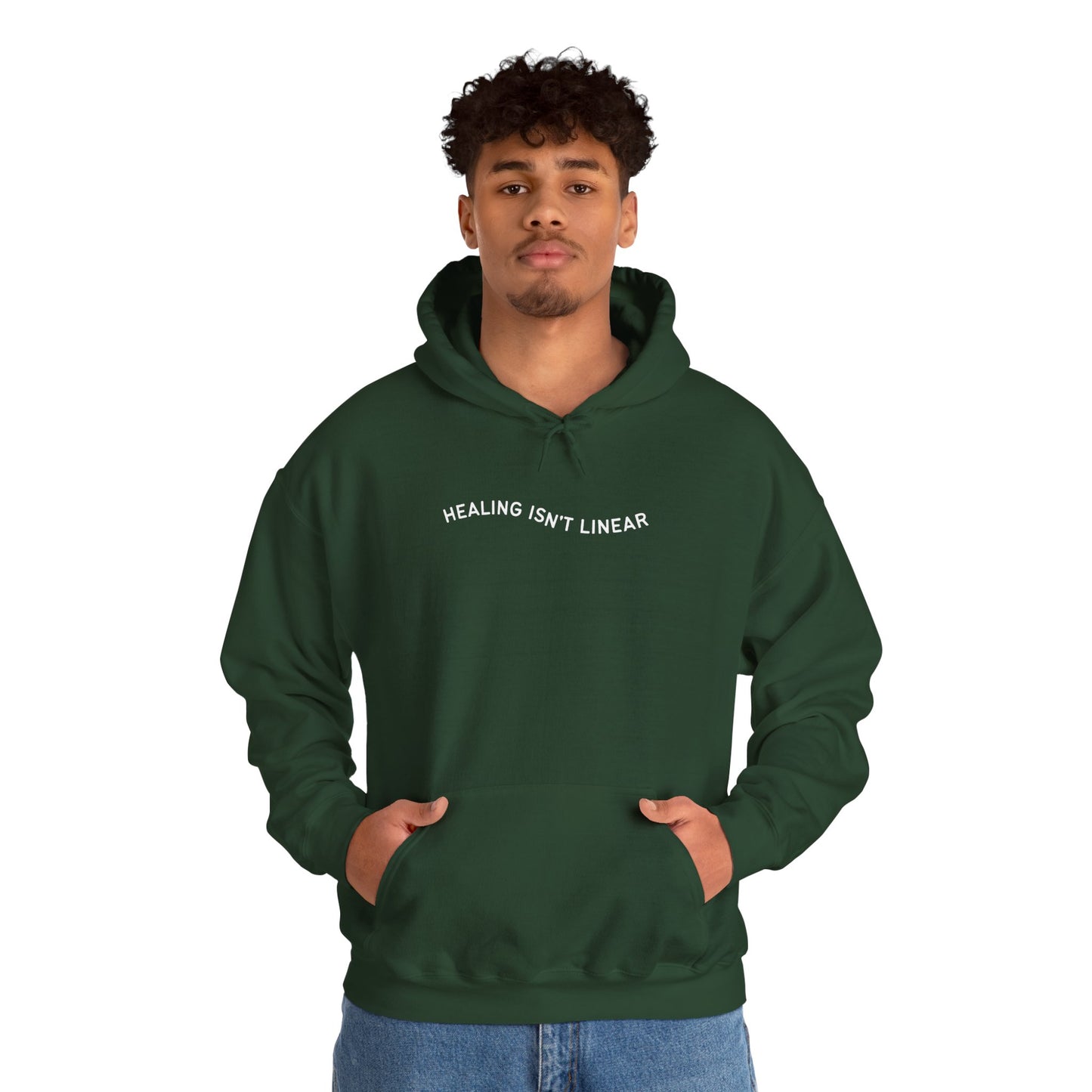 Healing Isn't Linear Hoodie